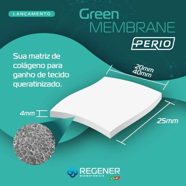 Membrana-Green-Perio-20x25x4mm