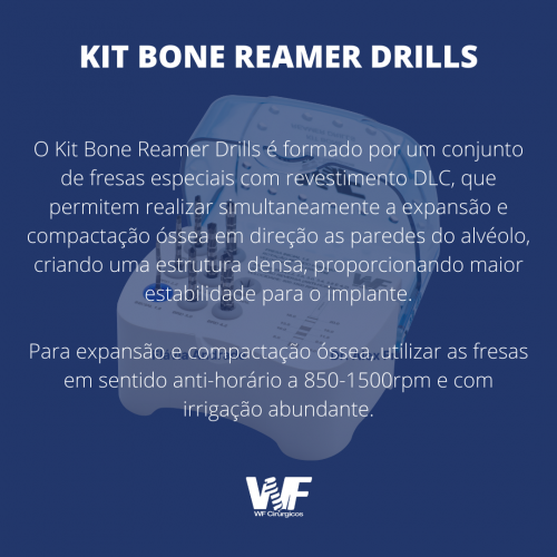 Kit Bone Reamer Drills - (Kit Osseodensificação) WF Cirúrgicos - Imagem 3