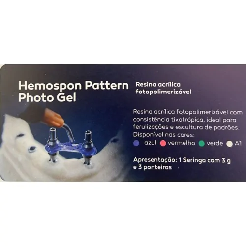 Resina Hemospon Pattern Photo Gel - Maquira - Imagem 2