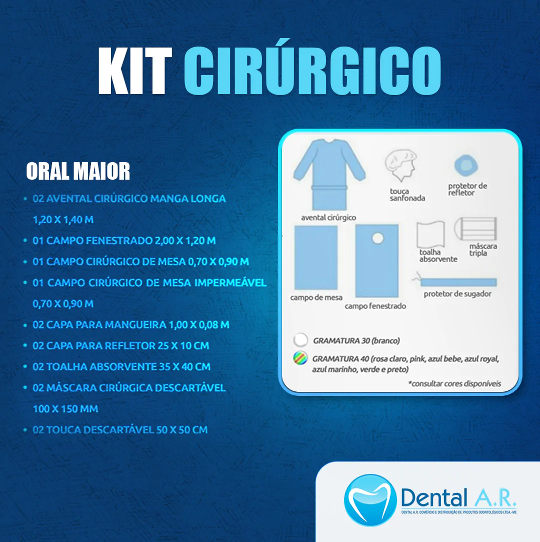 Kit Cirúrgico Odontológico Estéril para Implante - SP Health (GR30 e GR40) - Imagem 3